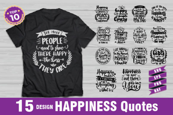 Happiness Quote SVG Bundle: A Designer's Review